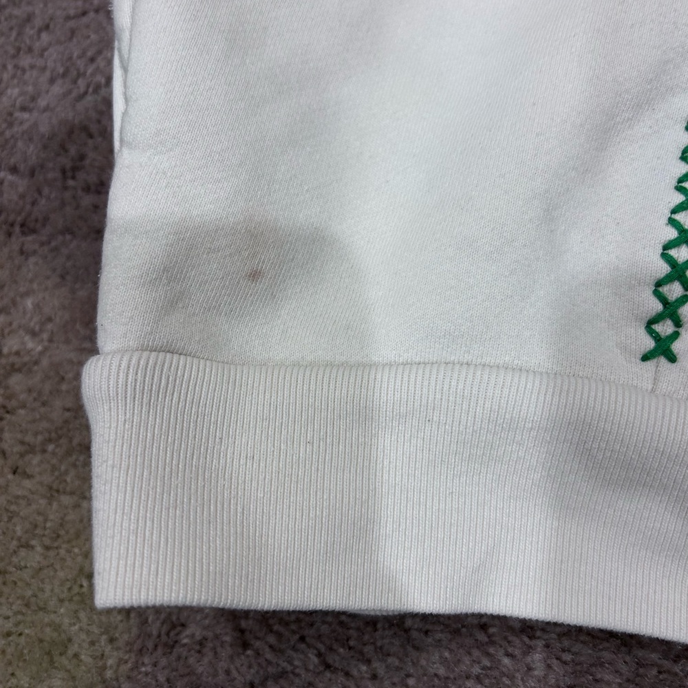 Madhappy x Vans Patchwork Cream Hoodie Size Medium Flawed - Picture 7 of 9